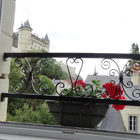 Vue Splendide Sur Chateau Saumur Buitenkant foto