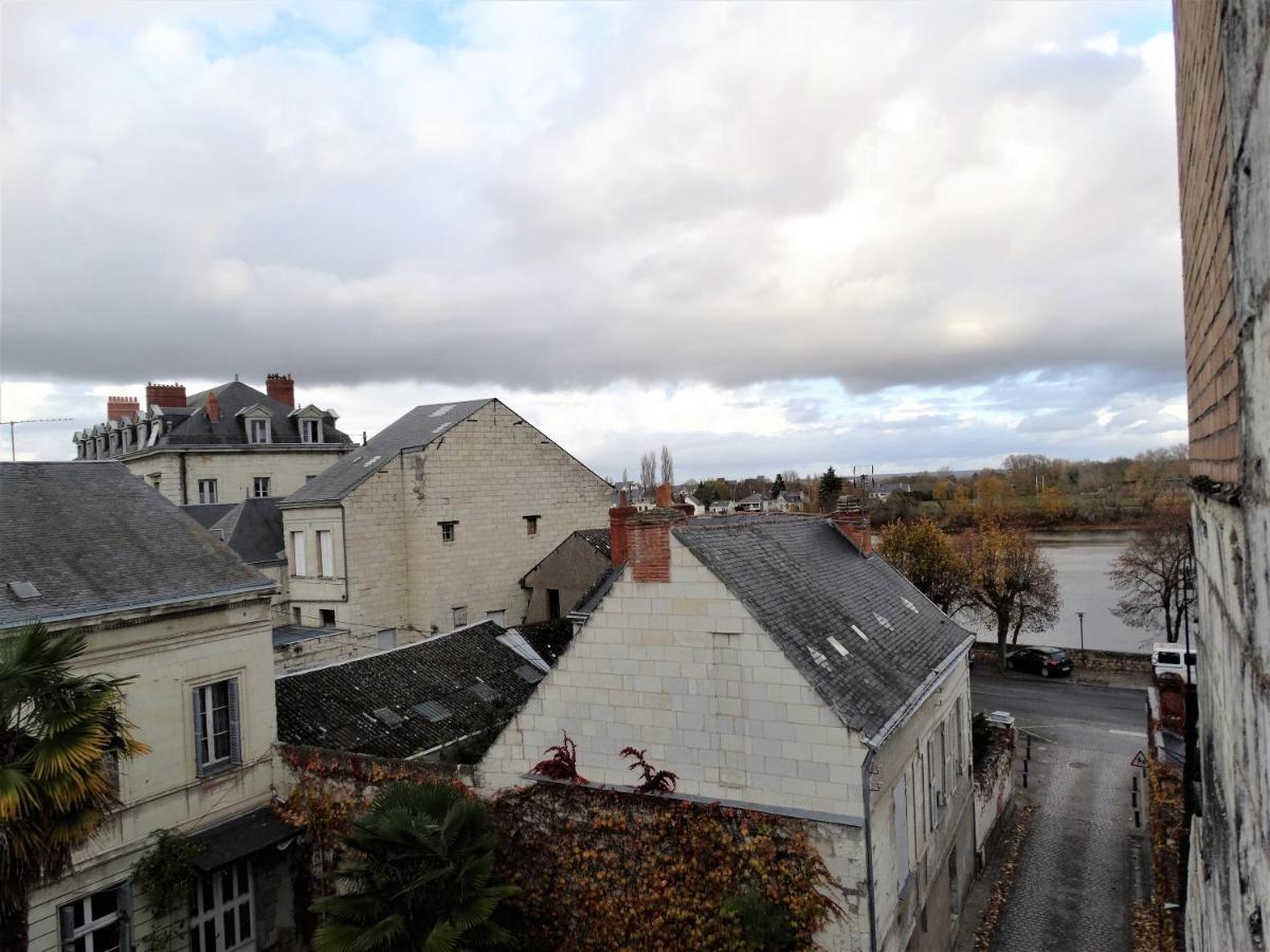 Vue Splendide Sur Chateau Saumur Buitenkant foto